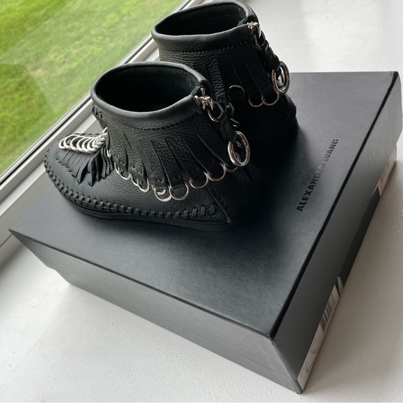 Alexander Wang Montana Moccasins black leather 6.5 - Picture 6 of 12